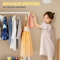 thumbnail image 5 of Kids Clothing Rack with Basket Small Dress Up Storage Short Toddler Dress Up Rack Kids Closet for Baby Clothes, White, 5 of 7