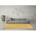thumbnail image 3 of Ahgly Company Indoor Rectangle Abstract Brown Modern Area Rugs, 5' x 7', 3 of 4