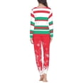 thumbnail image 3 of Suhoaziia Nightwear for Women Pajama Casual Pj Set Skin Friendly Long Sleeve Daily Wear Indoor Home Life Loungewear Daily Wear Red and Black Check Plaid Lounge Set L, 3 of 5
