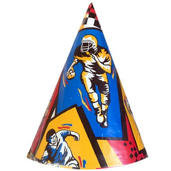 All Sports Vintage Cone Hats (8ct)