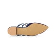 thumbnail image 6 of BLISSFUL STEP Women's Glitter Pointy Toe Flats Mules, 6 of 8