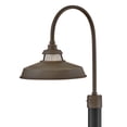 thumbnail image 4 of 1191DZ-Hinkley Lighting-Troyer - 12W 1 LED Outdoor Medium Post Mount Lantern-22.25 Inch Tall and 14 Inch Wide-Aged Zinc Finish, 4 of 7