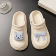 thumbnail image 2 of TAIAOJING Toddler Girls Slippers For Kids Cute Cartoon Cat Design Breathable Soft Comfortable Casual Shoes For Girls Ages 10 13 All Season Wear Boho 10-11Y, 2 of 9