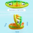 thumbnail image 3 of Anillos De Natación Aro salvavidas de PVC suave con parasol conveniente para las vacaciones de verano (verde) Sywqhk Para Estrenar, 3 of 7
