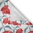 thumbnail image 6 of Ambesonne Flower Valance & Curtain, Romantic Rose Blooms, 55"x30", Vermilion Slate Blue, 6 of 7