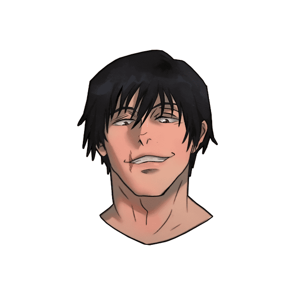 Toji Fushiguro Sticker – Jujutsu Kaisen Anime Vinyl Decal | Laptop, Notebook, or Water Bottle Sticker