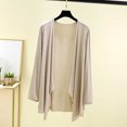 thumbnail image 2 of Plebaso Women's Long Sleeve Open Front Cardigan Lightweight Coverup Summer Casual Beach Cardigans, 2 of 3
