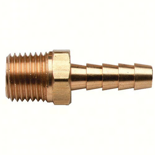 Moeller Brass Fuel Line Male Threaded Hose Barb Female 1/4X1/8NPT 033433-10