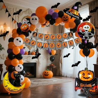 Aginc Berry Halloween Car Decoration Banner - Nightmare Jack Skull Trunk Or Treat Arch For Car & Garage