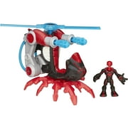 Playskool Heroes Marvel Super Hero Adventures Arachno-Blade Copter Vehicle with Big Time Spider-Man Figure