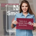 thumbnail image 5 of ADA CENTRAL SIGNS - 6" X4" Smoke Free Building Sign - ADA Compliant Tactile Graphics Grade 2 Braille Text | No Smoking Wall Mount Plastic Signs for Offices, Private Businesses, Schools & Restaurants, 5 of 7