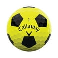 thumbnail image 2 of Callaway Chrome Soft Truvis 22 Black Yellow Golf Balls 12pk, 2 of 5