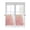 Pink, variant on Tier Curtains 45 Inches Long, Pink Gold Window Treatment Curtain Drapes, Boho Modern Abstract Minimalist Aesthetic Flower Small Curtain Drapes for Bathroom Laundry Room, 27.5"x45", 2 Panels