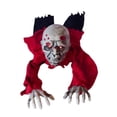 thumbnail image 1 of Fantasma eléctrico de terror para Halloween, longitud de 130 cm, con activación por sonido, para uso en interiores o porches cubiertos Rojo, 1 of 9