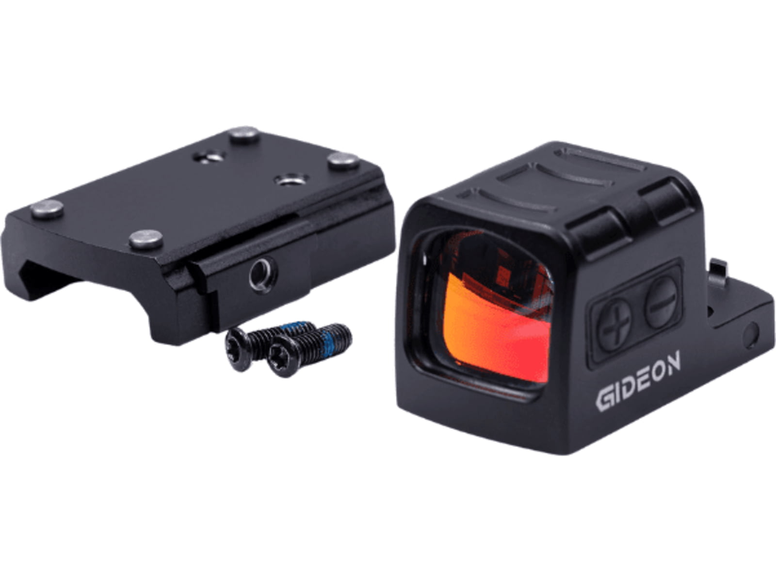 Gideon Optics Valor Mini Micro 1x 20.5x16mm Reflex Red Dot Sight, 3 MOA Dot Reticle, Black
