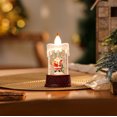 thumbnail image 2 of Zhourta Christmas Water Filled Luminous Candle Lights Night Light Wind Lamp Ornaments Santa Claus Small Gift Christmas Tree Decoration, 2 of 6