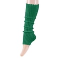 thumbnail image 4 of 2PCS Women Knit Leg Warmers, Ribbed Slouchy Leg Warmers 17.32 Inch Long, Soft Stretchy Knitted Leg Socks for Party Daily Casual Wear,Army Green, 4 of 4