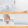 thumbnail image 4 of Lot de 2 Sacs de Rangement sous Vide pour Matelas - Sacs de Rangement sous Vide Extra Larges avec Double Fermeture Éclair, Réutilisables et Économisant de l'Espace, Protection, Sacs de Rangement sous Vide Adaptés pour 200 * 100, 4 of 5