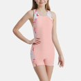 thumbnail image 2 of Bovxnpu Girls One Piece Swimsuit Girls Sleeveless Tank Graphic Round Neck One-Piece Swim Trunks Swimwear (Girl's or Girl's Plus), 2 of 6