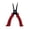 Red, variant on Portable Fishing Plier Stainless Steel Line Cutter Hook Remover Fishing Scissors for Hook Removal & Split Enduring