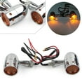thumbnail image 1 of BFY Motorbike Universal Retro LED Turn Signal Amber Brake Indicator Running Lamp Tail Light For Harley Kawasaki Yamaha etc., 1 of 8