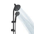 thumbnail image 2 of Akicon High Pressure Rain Shower Head with Handheld Spray Combo, Dual Shower Head with Height & Angle Adjustable Design, 6 Spray Settings Handheld Shower Head, Bathroom Shower System, 2 of 6