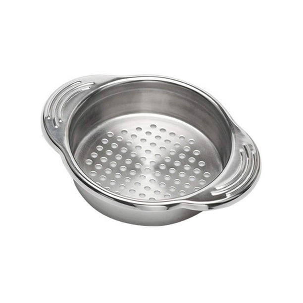 Colador de latas de acero inoxidable para alimentos, colador de latas para atún, judías y verduras, herramienta de cocina