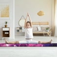 thumbnail image 2 of Costway 8 FT Folding Gymnastic Beam with Anti-slip Base Pine Wood Frame Carrying Handle Dark Purple, 2 of 7
