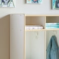 thumbnail image 3 of Guidecraft EdQ 5-Section Wooden Storage Locker for Classroom, Kids Cubby Organizer with Shelves and Hooks for Coats, 3 of 4