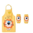 thumbnail image 2 of Neinkie 3Pcs/Set Kids Aprons for Cooking and Baking - 4 Piece Set, Kids Cartoon Aprons For Painting with Protective Sleeves for Kids and Kid Apron with Pockets, Aprons for Kids Age 2-12, 2 of 2