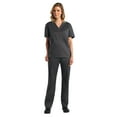 thumbnail image 1 of Maevn Red Panda Unisex V-Neck Scrub Top & Unisex Basic Scrub Pant Set, 1 of 2