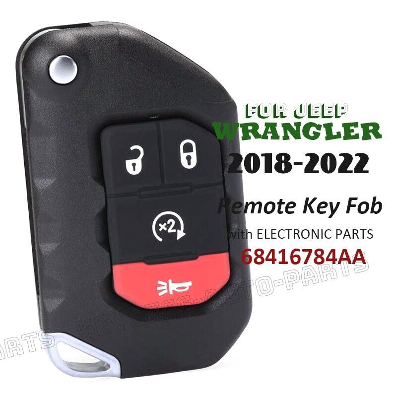 68416784AA for Jeep Wrangler 2018 2019 2020 2021 2022 keyless Remote