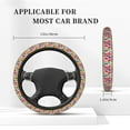 thumbnail image 3 of Uemuo Cute Doodles Printed Car Elastic Steering Wheel Cover - Universal Car Accessory for Diverse Cars Anti-Slip, and Comfortable- 15", 3 of 8