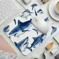 thumbnail image 2 of Shark Printed Square Mousepad Desk Pad Desk Mat, 8.3x9.8 Inch, Non-Slip Rubber Bottom, Suitable for Office and Gaming, 2 of 6