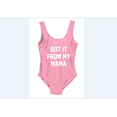 thumbnail image 2 of ITFABS Mother  Daughter Bikini, One-piece Bathing Suit, Letters Print Swimwear, 2 of 8