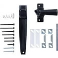 thumbnail image 4 of Wright Products Tie Down Push Button Door Latch V333BL for Screen and Storm Doors Black, 4 of 10