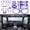 Purple,23pcs Full Set Interior Trim Kit, variant on NCQ for Jeep Wrangler JL JLU 2018-2025 Accessories Exterior Decoration Door Hinge Handle Engine Hood Hinge Hood Latch Wheel Eyebrow Side Air Outlet Rear Window Hinge Cover 26PCS Full Set (Pink)