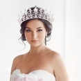 thumbnail image 4 of EeaseCA Rhinestone Wedding Crown for Women Halloween Costume Party Hair Accessories, 4 of 8