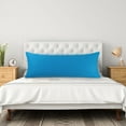 thumbnail image 2 of PiccoCasa Body Pillow Case Cotton Zippered Long Pillow Cover 1 Pc Queen Blue 20" x 54", 2 of 7