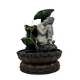 thumbnail image 1 of Fuente de cascada de de Buda, meditación Fengshui, decoración interior rejante, cascada pa , oficina, decoración del dormitorio Baoblaze Fuente de la mesa, 1 of 8