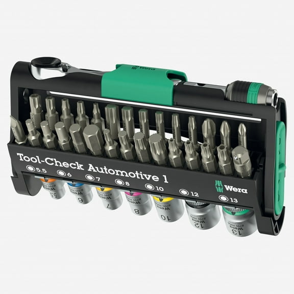 Wera Tools Drop Forged Steel Tool-Check Automotive 1 Set, 38 Pieces