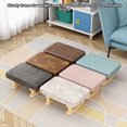 thumbnail image 2 of Small Stool Detachable Washable Replacement Rectangular Nonslip Heavy Duty Breathable Living Room Chair Shoe Bench Type 2 Light Cyan, 2 of 9