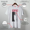 thumbnail image 3 of Men's Scarface Classic Poster  Graphic Tee White 2X Large, 3 of 9