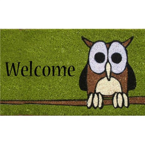 Calloway Mills Owl Welcome Outdoor Doormat