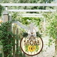 thumbnail image 5 of Eveokoki Spring Wreaths Sign for Front Door Farmhouse Spring Door Hanger Decor Rustic Wooden Blessed Mom Hanging Door Wall Sign for Spring Seasons Holiday 11In, 5 of 5