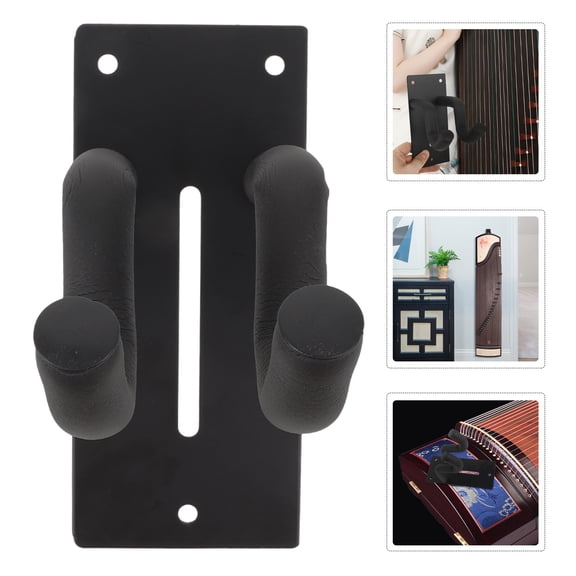 HEMOTON Wall Mount Guzheng Hanger Stand Chinese Traditional Musical Instrument Hook
