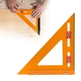 thumbnail image 1 of Cqxid Measuring Tools Under $10 Square Tool Metric Speed Square Tool Innovative Square Tool Woodworking Square Building 2 In 1 Square Adjustable Carpenter, 1 of 8