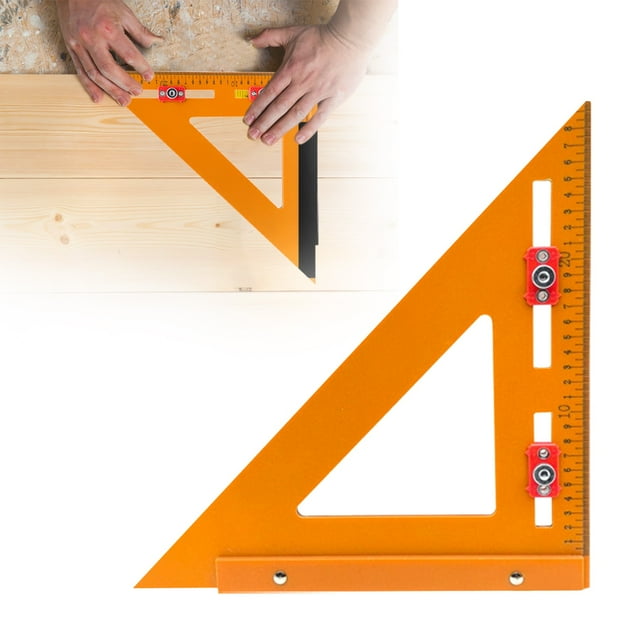 Cqxid Measuring Tools Under $10 Square Tool Metric Speed Square Tool Innovative Square Tool Woodworking Square Building 2 In 1 Square Adjustable Carpenter