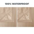 thumbnail image 4 of Waterproof Ultimate Shield Solid Tan Fabric Shower Curtain Liner, 70" x 72" - Better Homes & Gardens, 4 of 6