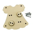 thumbnail image 4 of Tablero ocupado de madera, accesorio de bricolaje, habilidad , enseñanza temprana para actividades de aprendizaje para pequeños, tablero Montessori, 79 cm x 8 cm x 05 cm Salvador tablero ocupado, 4 of 10
